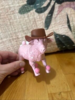 Cowboy sheep figurine